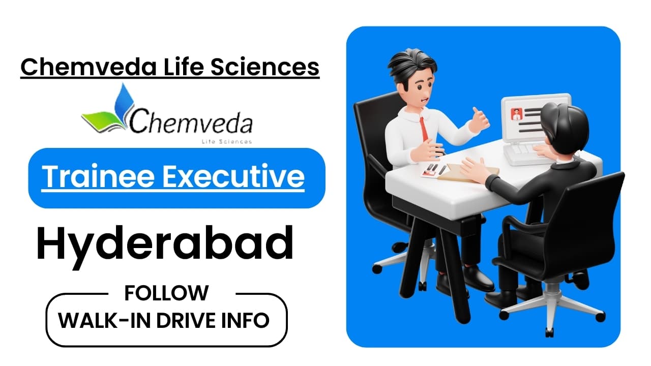 Chemveda Life Sciences Announces Walk-in