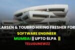 Larsen & Toubro hiring fresher for Software Engineer