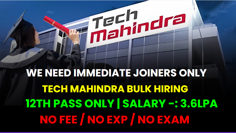 Tech Mahindra Jobs | Latest jobs in Tech Mahindra For Freshers