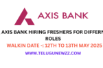 alk-In Interview at Axis Bank for Sales Roles – 12th & 13th May 2025