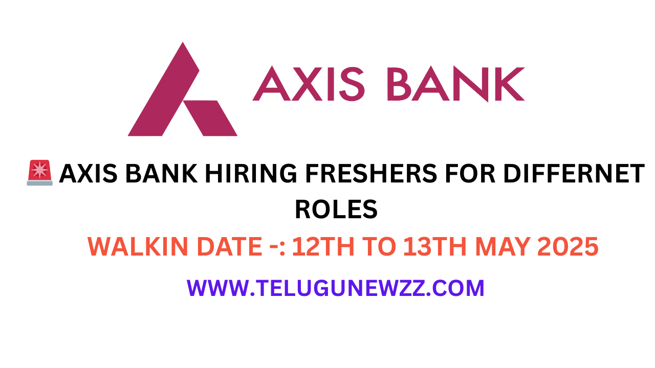 alk-In Interview at Axis Bank for Sales Roles – 12th & 13th May 2025