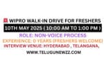 Wipro walk-in drive 2025