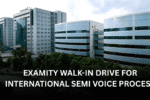 Examity Walk-in Drive for International Semi Voice Process