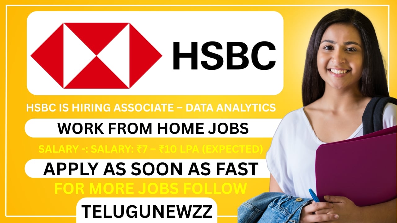 HSBC is Hiring Associate – Data Analytics